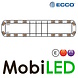 Ecco ECCO 12+ Serie Flitsbalk 1828 mm 16 leds kabel aansluiting Ecco ECCO 12+ Serie Flitsbalk 1828 mm 16 leds kabel aansluiting