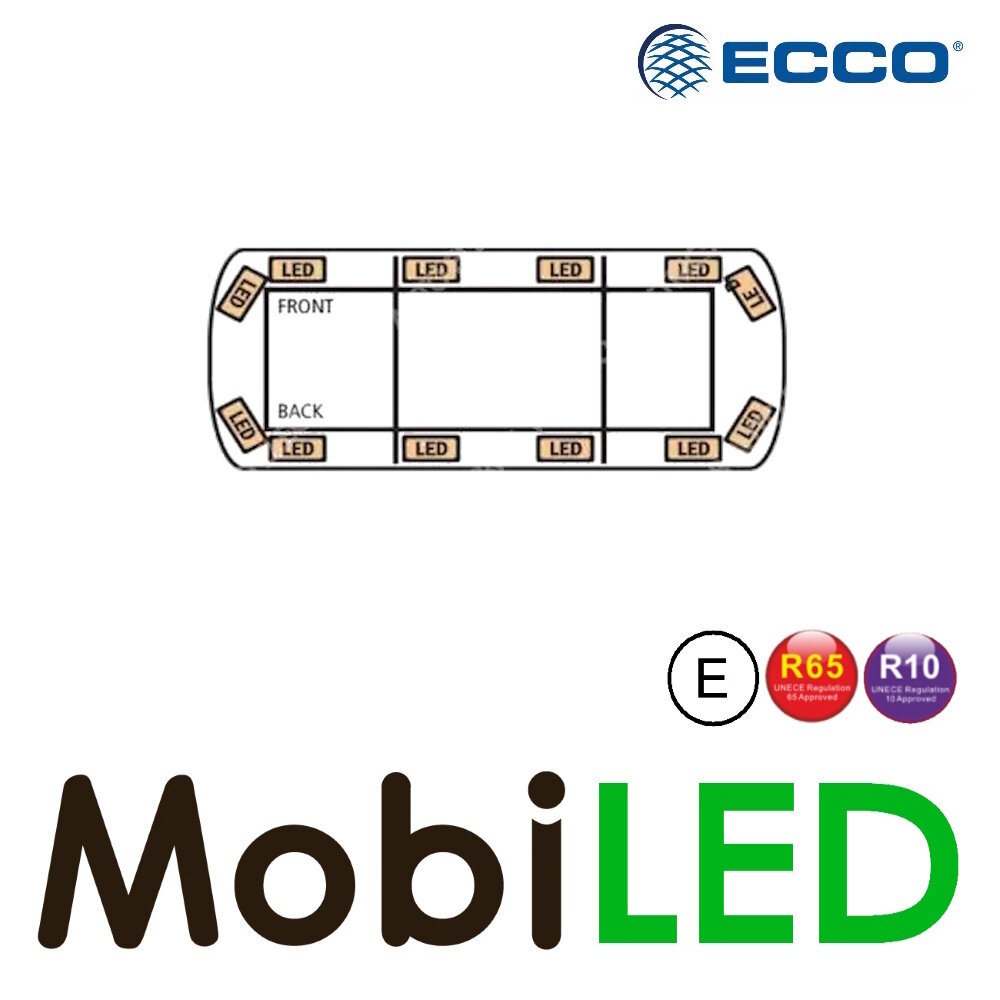 Ecco ECCO Série 12+ Barre flash 1070 mm 16 LED connexion par câble