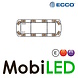Ecco ECCO 12+ Serie Flitsbalk 1070 mm 16 leds kabel aansluiting