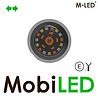 M-LED M-LED Danish lamp white/amber/red with turn signal Dark Look E-mark M-LED M-LED Danish lamp white/amber/red with turn signal Dark Look E-mark