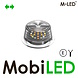 M-LED M-LED Deense lamp Clear Look wit/geel/rood met richtingaanwijzer E-keur