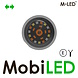 M-LED M-LED Danish lamp Dark Look with turn signal Red E-mark