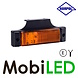HORPOL Markeringslicht 5m kabel  met reflector Amber 12-24 volt E-keur