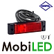 HORPOL Horpol Marker light red with reflector 5m cable 12-24 volts E-mark