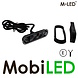 M-LED M-LED Feu de position latéral Classic 2 LED Dark look Blanc E-mark