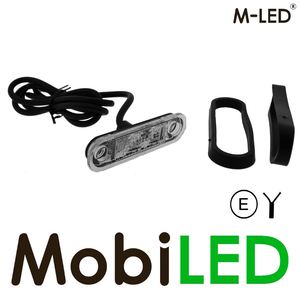 M-LED M-LED Classic 2 LEDs sidemarker Red E-mark