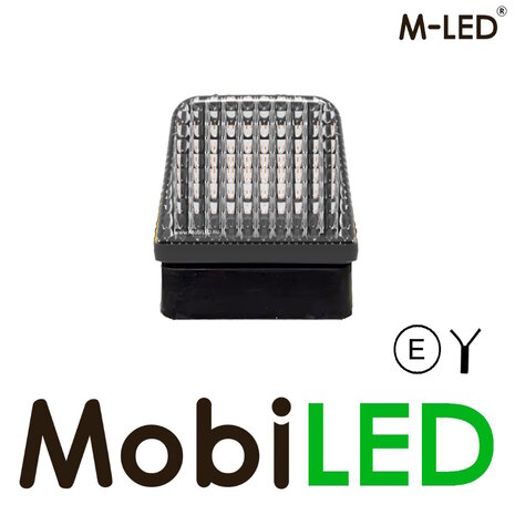 M-LED Volvo toplamp Geel/Wit clear lens 10-30 volt