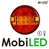 M-LED M-LED Hamburger round rear light thick 3 functions E-mark M-LED M-LED Hamburger round rear light thick 3 functions E-mark