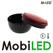 M-LED M-LED Hamburger round rear light thick 3 functions E-mark