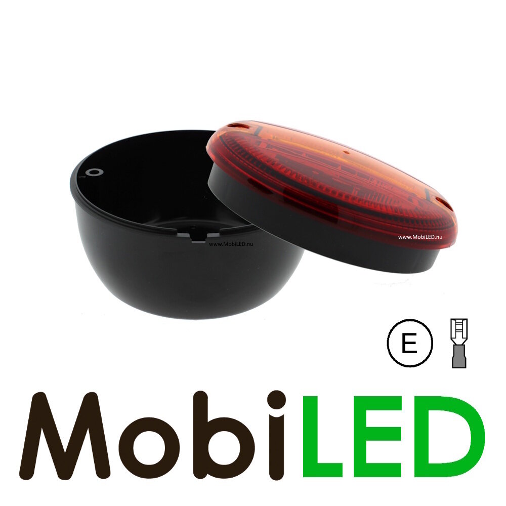Hamburger Rear light thick E-mark 10-30 volts 3 functions