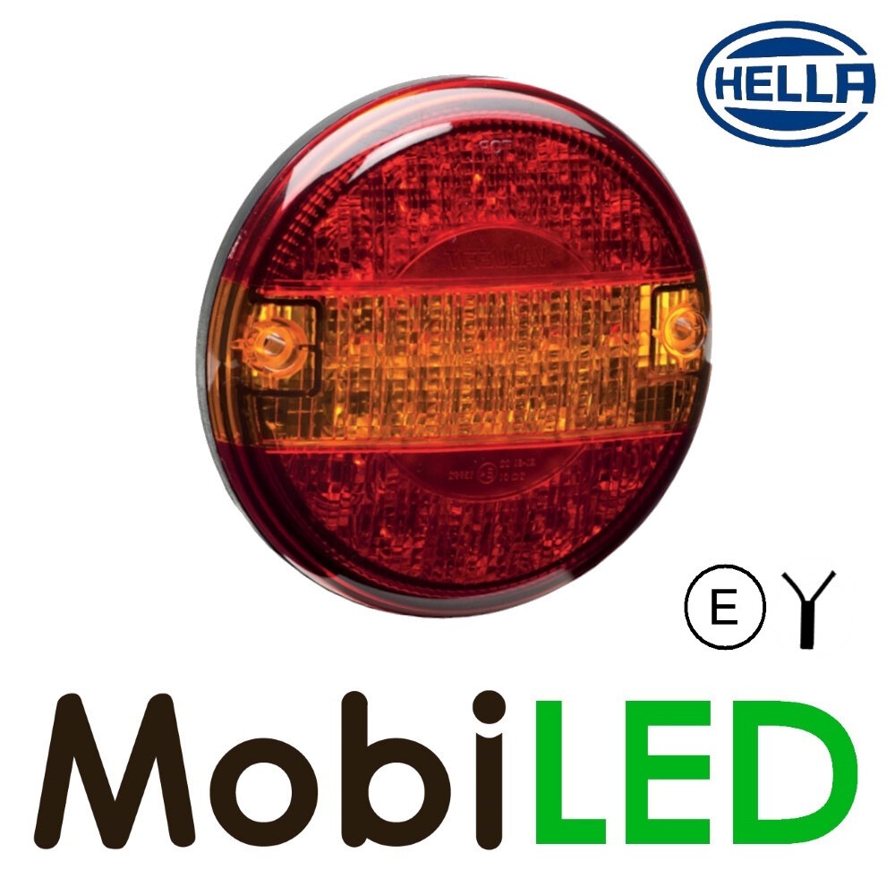 Hella Hella Feu arrière 3 fonctions rond E-marque Hella Hella Feu arrière 3 fonctions rond E-marque