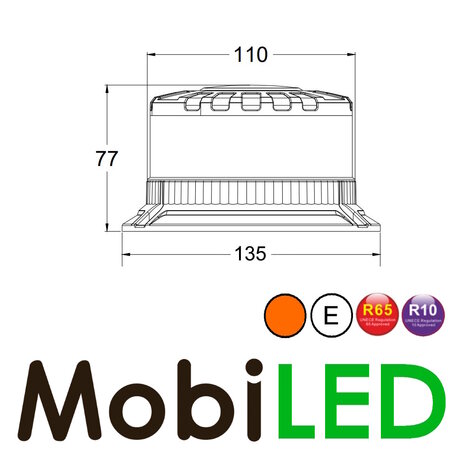 Balise rotative / lampe flash lentille sombre montage fixe Balise rotative / lampe flash lentille sombre montage fixe