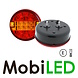 Hamburger rond achterlicht E-keur 9-33 volt 3 functies