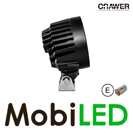 Crawer Crawer Lampe de travail  ronde 40W 60 degrés E-marque