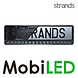 Strands Strands LED bar, seamlessly integrated into the license plate holder