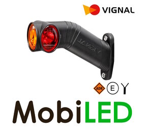 Vignal End outline markeerlamp rood/wit/amber links