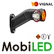 Vignal Vignal End outline marker light red/whjte/amber left 12-24V E-mark