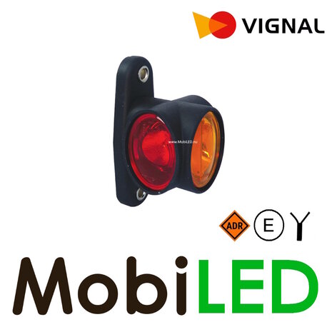 Vignal Vignal End outline marker light red/whjte/amber 12-24V E-mark