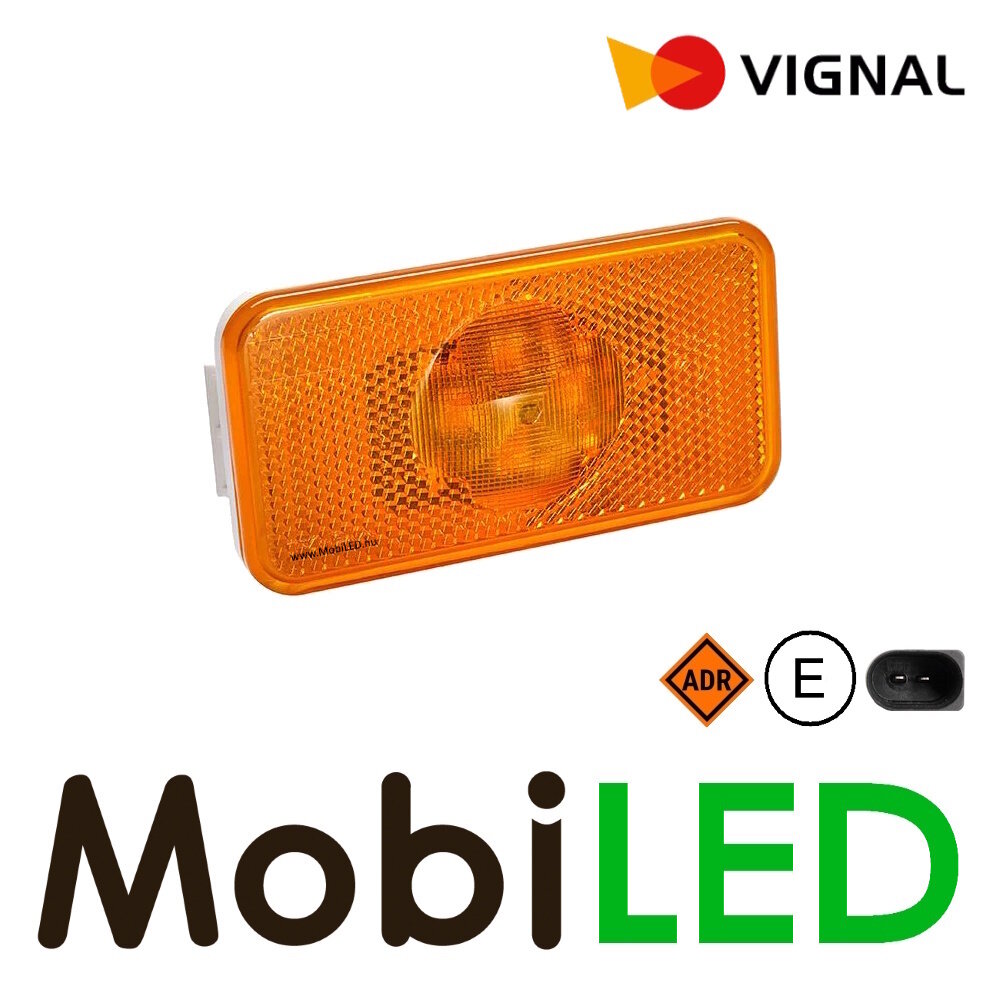 Vignal Vignal Side marker 24V amber Renault and Volvo trucks E-mark