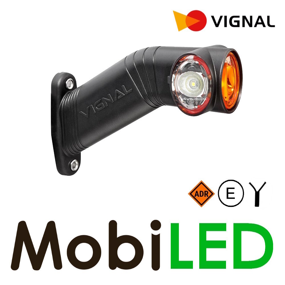 Vignal Vignal End outline markeerlamp rood/wit/amber links 12-24V E-keur