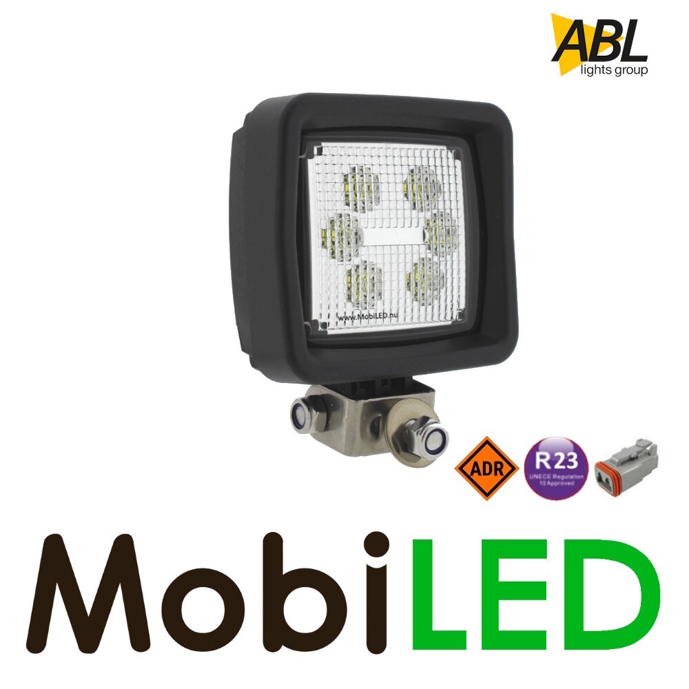 ABL ABL Compacte werklamp achteruitrijlicht vierkant 14W 1000 lumen