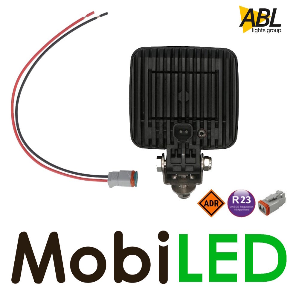 ABL ABL Compacte werklamp achteruitrijlicht vierkant 14W 1000 lumen