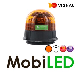 Vignal Ecologische zwaailamp dubbel flits amber magneet