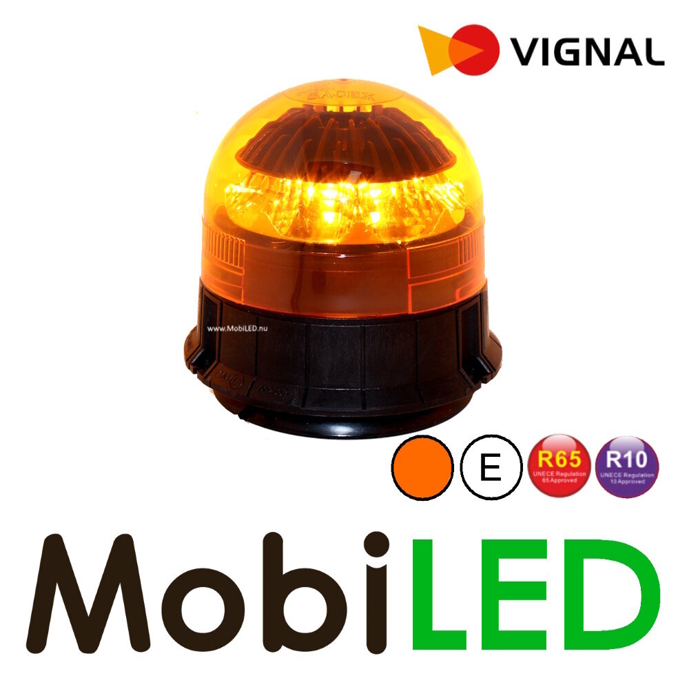 Vignal Vignal Balise écologique à double flash ambre aimant E-marque