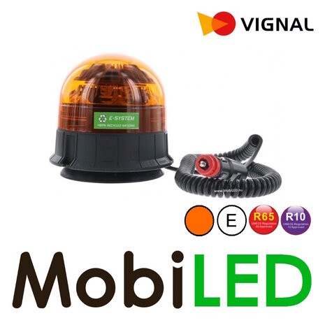 Vignal Vignal Balise écologique à double flash ambre aimant E-marque