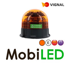 Vignal Ecologische zwaailamp dubbel flits amber vaste montage