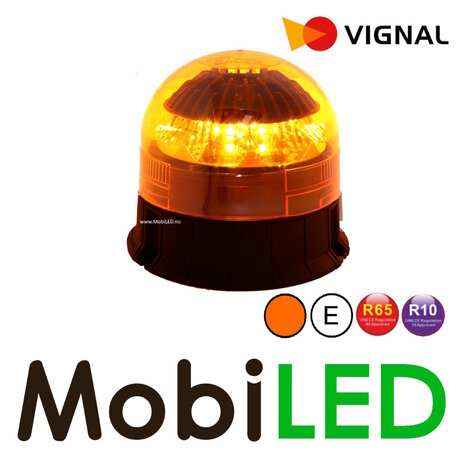 Vignal Vignal Ecologische zwaailamp dubbel flits amber vaste montage E-keur