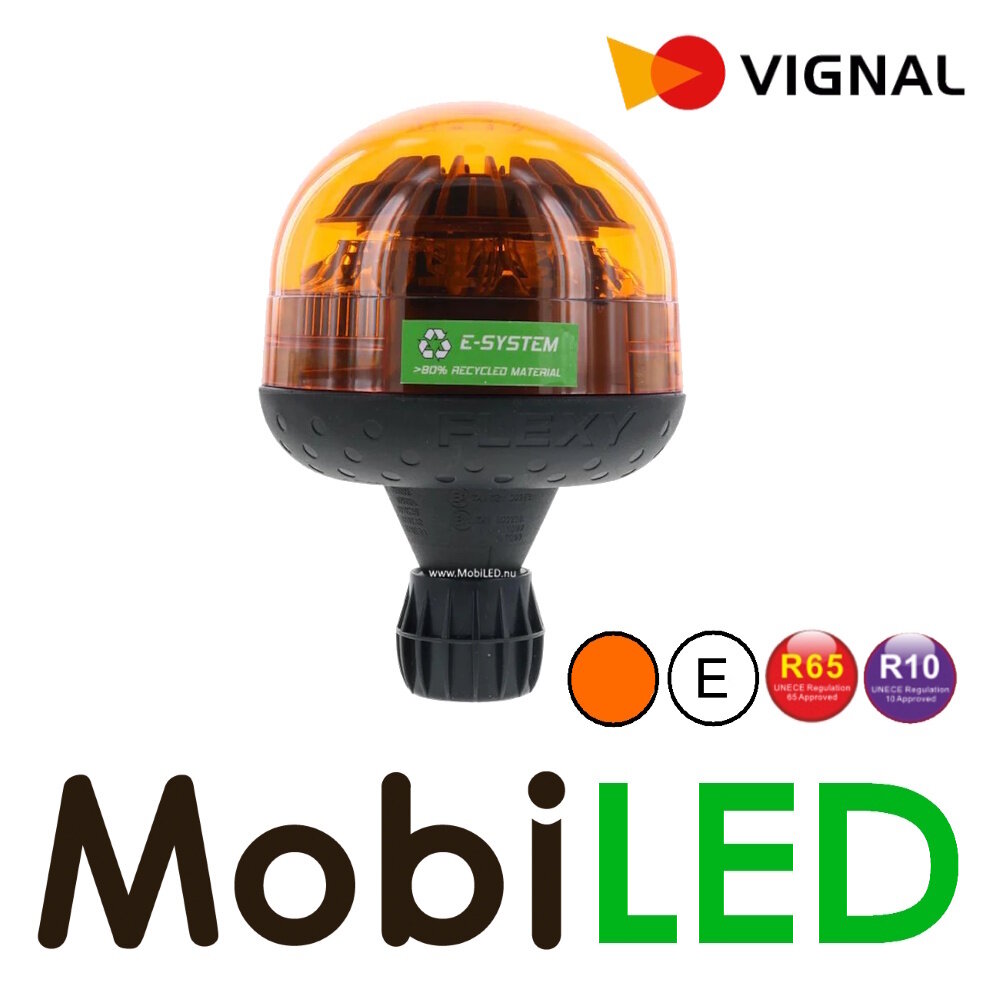 Vignal Vignal Ecologische zwaailamp dubbel flits amber din montage E-keur