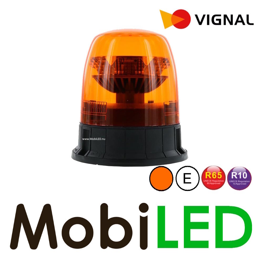 Vignal Vignal Zwaailamp Taurus amber vaste montage E-keur