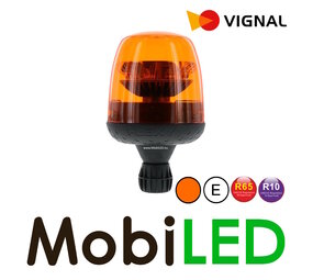 Vignal Zwaailamp Taurus amber din montage