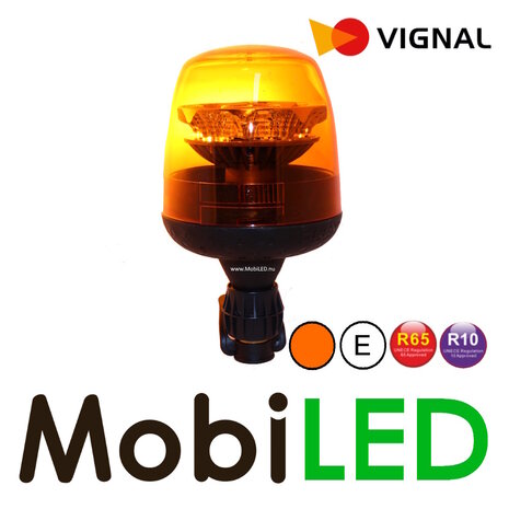 Vignal Vignal Zwaailamp Taurus amber din montage E-keur