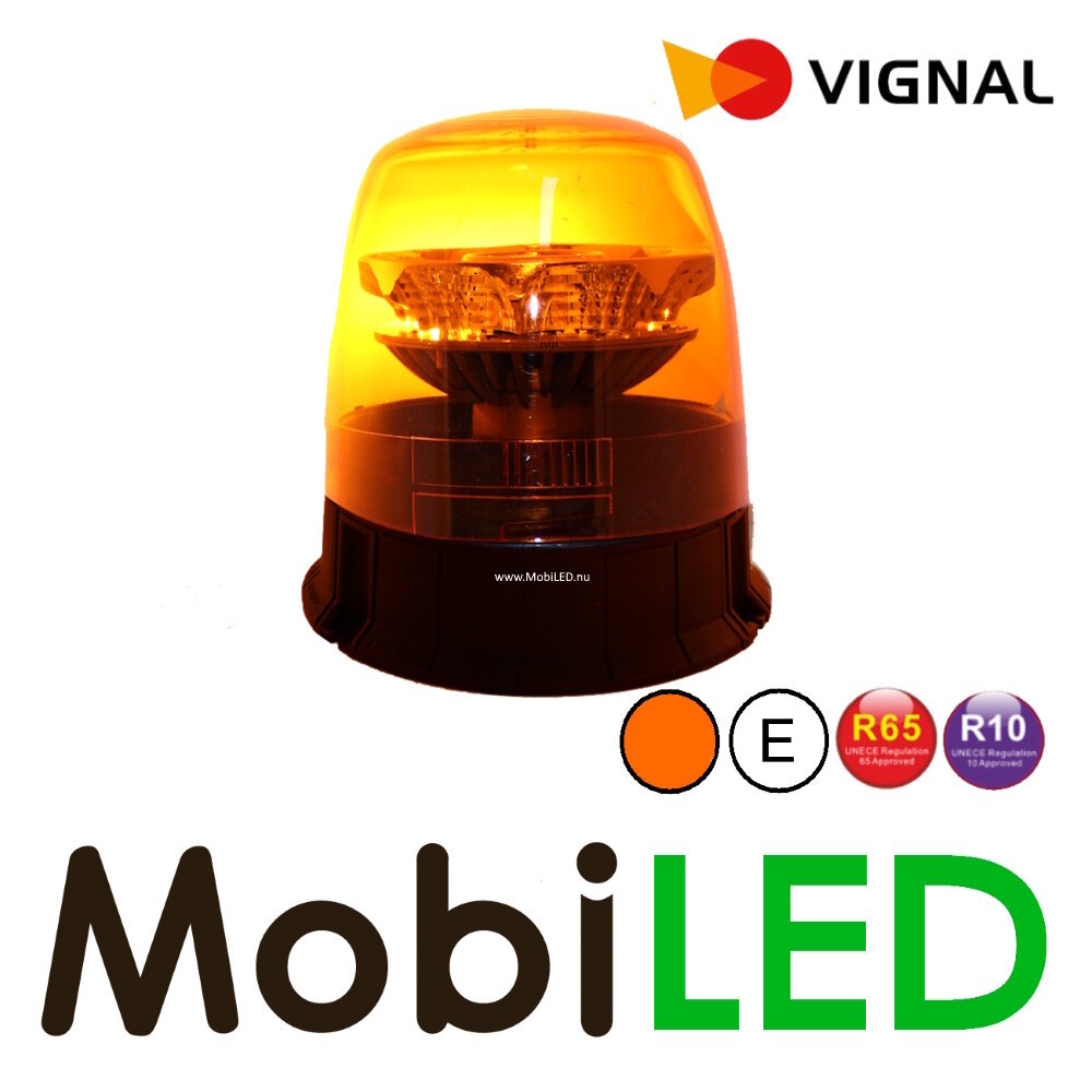 Vignal Vignal Balise rotative Taurus ambre montage fixe E-marque Vignal Vignal Balise rotative Taurus ambre montage fixe E-marque