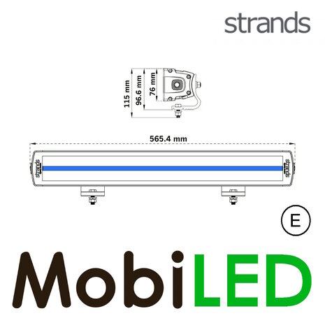 Strands Strands Siberia XPA met amber/wit positielicht DR 22 inch E-keur