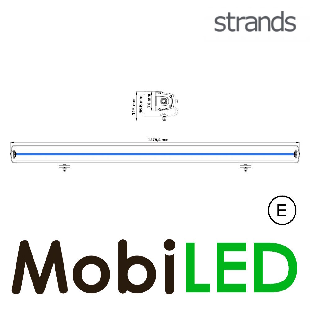 Strands Strands Siberia XPA met amber/wit positielicht DR 50 inch E-keur