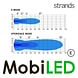 Strands Strands Nuuk D-Line LED bar 40 inches E-mark