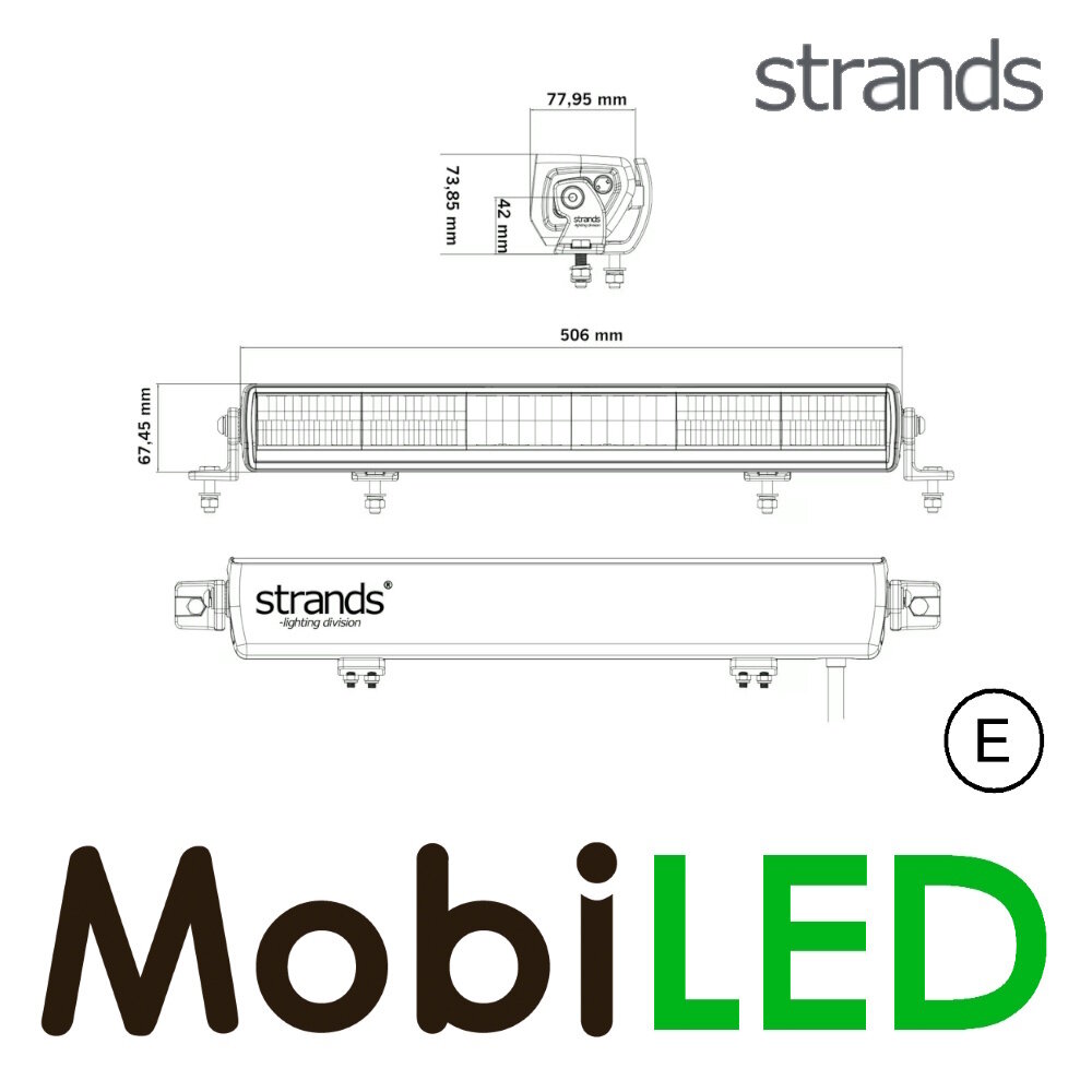 Strands Strands Skylord LED bar 20" E-keur