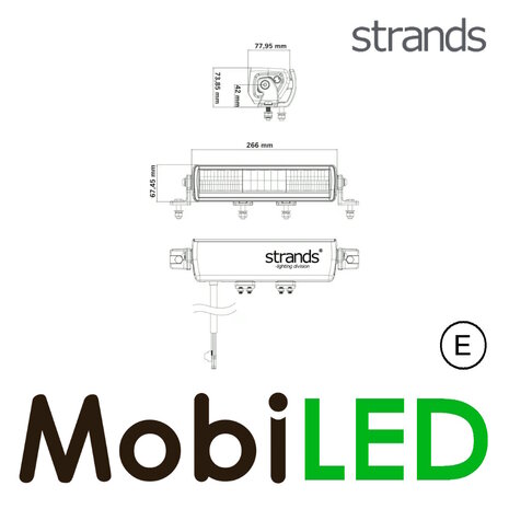 Strands Strands Skylord bar LED 10" E-marque