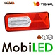 Vignal Vignal Rear light 5 functions and reflector 24V 7-pin bayonet left E-mark