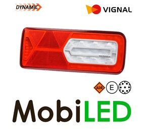 Vignal Achterlicht 5 functies en reflector 24V 7-pin bajonet rechts