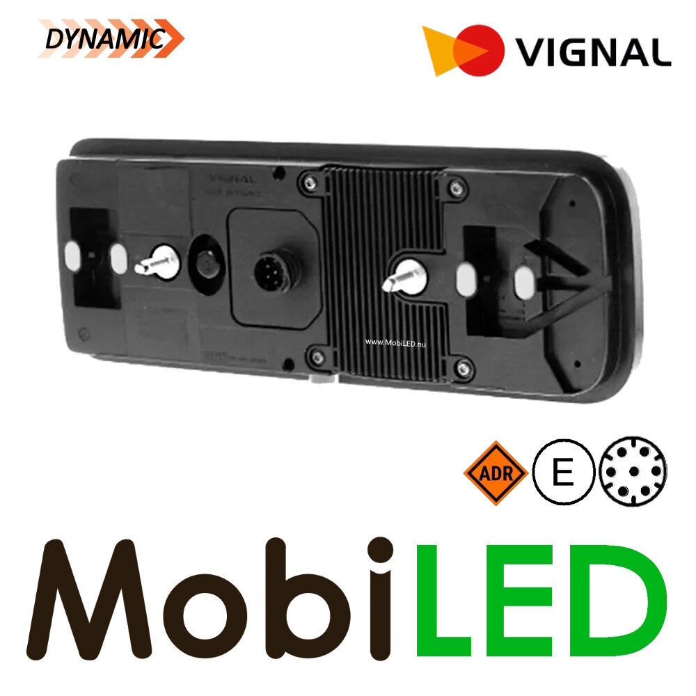 Vignal Vignal Set achterlichten 5 functies en reflector 24V 7-pin bajonet E-keur