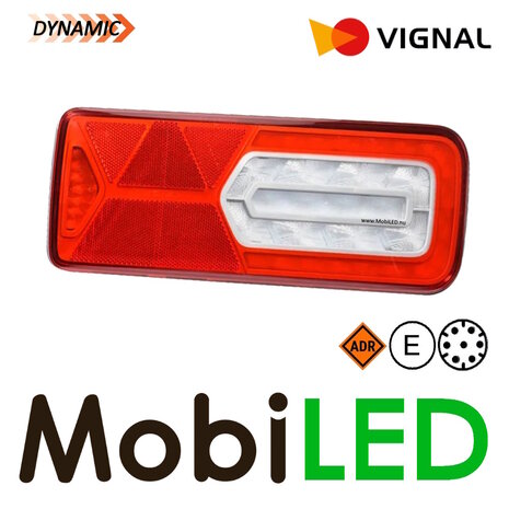 Vignal Vignal Set achterlichten 5 functies en reflector 24V 7-pin bajonet E-keur