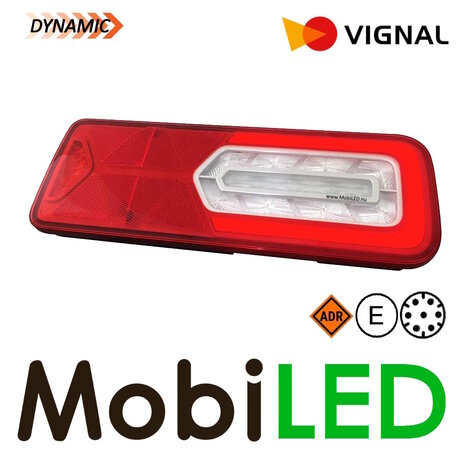 Vignal Vignal Set achterlichten 5 functies en reflector 24V 7-pin bajonet E-keur