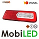 Vignal Vignal Set achterlichten 5 functies en reflector 24V 7-pin bajonet E-keur