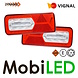 Vignal Vignal Set achterlichten 5 functies en reflector 24V 7-pin bajonet E-keur
