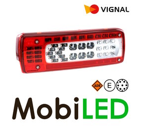 Vignal Feu arrière à 5 fonctions et réflecteur 24V baïonnette 7 broches gauche