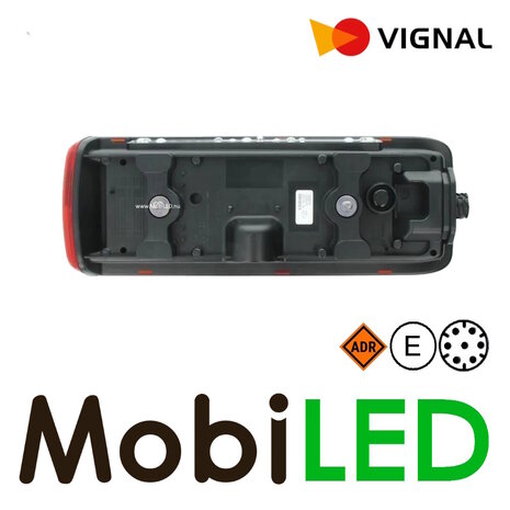 Vignal Vignal Set rear lights 5 functions 24V 7-pin bayonet license plate E-mark